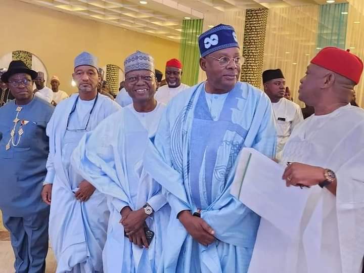 Tinubu, Shettima Meet APC Senators, Reps-Elect In Aso Rock [Photos]