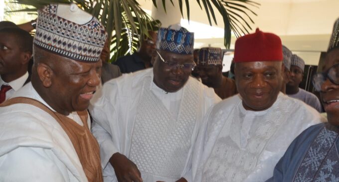 Tinubu, Shettima Meet APC Senators, Reps-Elect In Aso Rock [Photos]