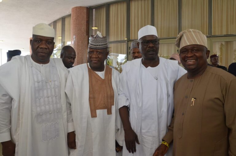 Tinubu, Shettima Meet APC Senators, Reps-Elect In Aso Rock [Photos]