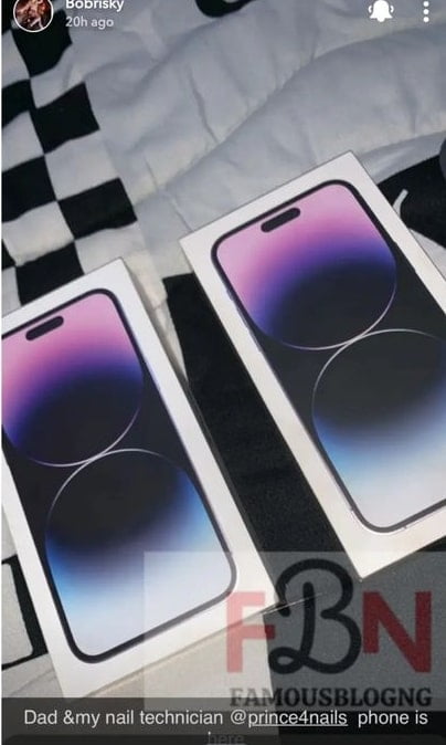 Bobrisky Vows To Buy Range Rover For His Nail Technician After Gifting Him iPhone 14