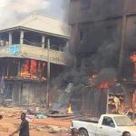 Fire Breaks Out In Onitsha Market, Destroys Multi-Million Naira Worth Of Goods [Video]