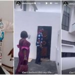 Adekunle Gold Gives His Mother A Grand Tour Of Luxury Mansion He Bought For Her [Video]