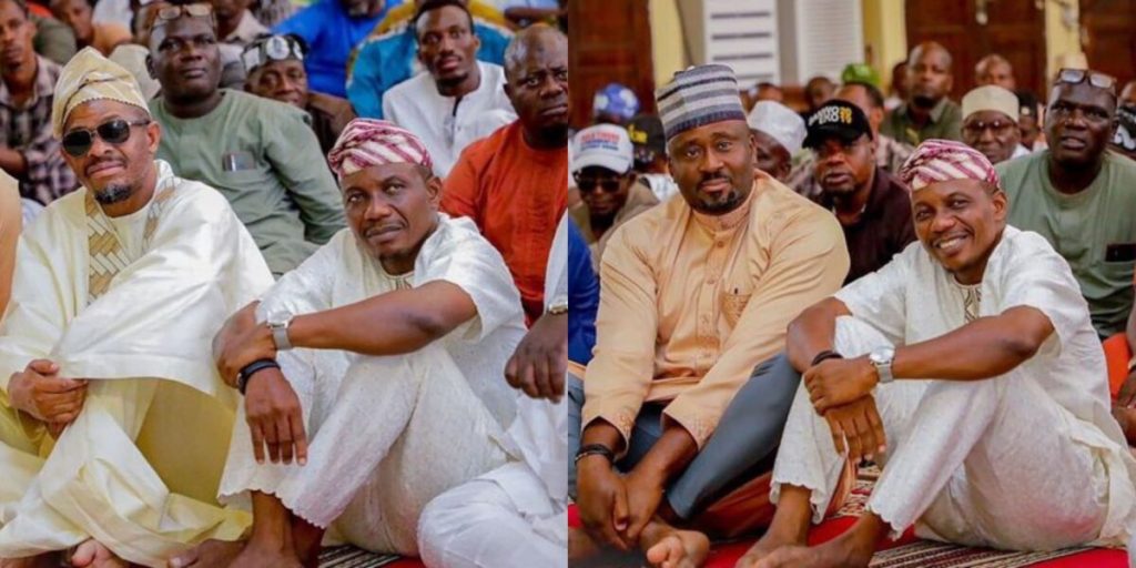 Desmond Elliot Join Muslims To Pray For Tinubu In Mosque