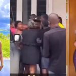 Popular Slay Queen, Eniola Ennie Kicked Out After Falsely Claiming Ownership Of Her Boyfriend's House [Video]
