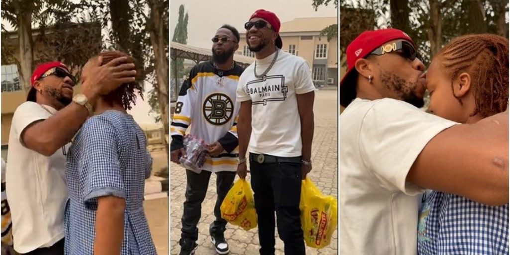 Charles Okocha Surprises His Daughter As He Storms Her School With Friends [Video]