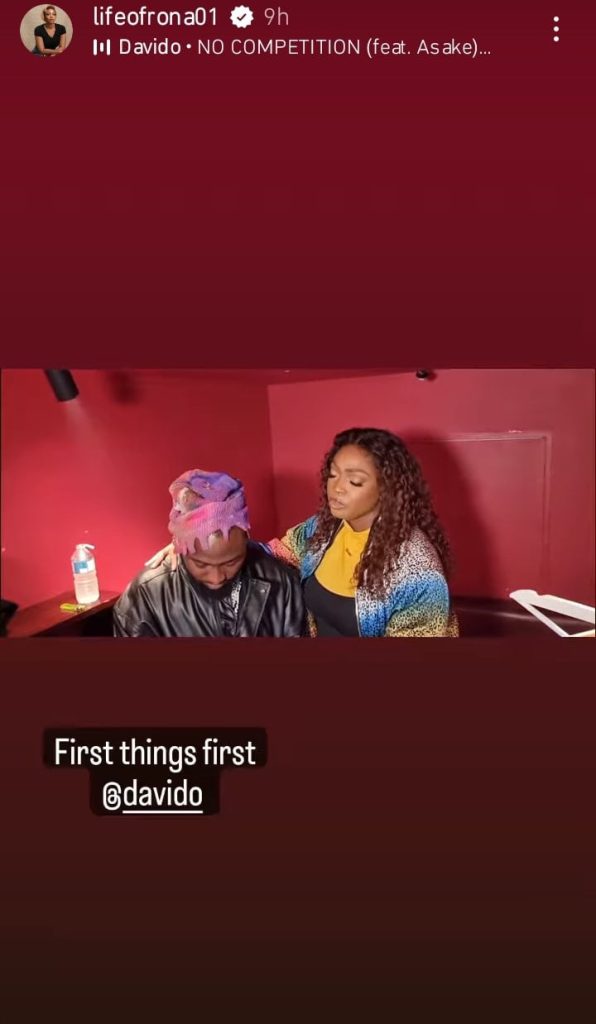 Davido’s Sister, Sharon Filmed Praying For Him Before His London Concert [Video]