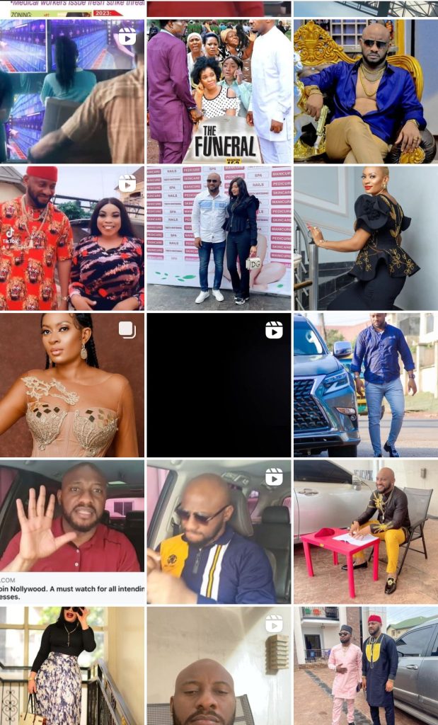 Yul Edochie Deletes All Instagram Photos Of His Second Wife, Judy Austin And Their Son