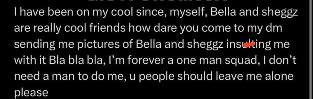 "I Am Sorry" - BBNaija Star, Phyna Begs Bella Okagbue As She Ends Their Friendship 2 "I Am Sorry" - BBNaija Star, Phyna Begs Bella Okagbue As She Ends Their Friendship