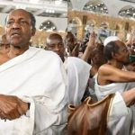 Photos Of Buhari And His Delegates Performing Lesser Hajj In Makkah, Saudi Arabia