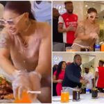 Tonto Dikeh, Others Participate In Bottle Flip Challenge [Video]