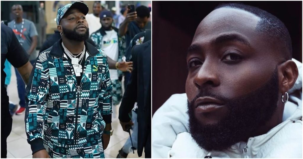 "Don't Come Near Me" - Davido Angrily Warns Crossdresser Advancing Towards Him [Video]