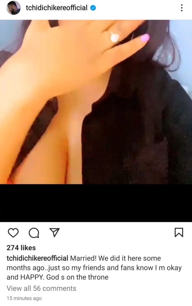 "We Did It Some Months Ago" – Tchidi Chikere Announces He's Married For The Third Time 18 "We Did It Some Months Ago" – Tchidi Chikere Announces He's Married For The Third Time