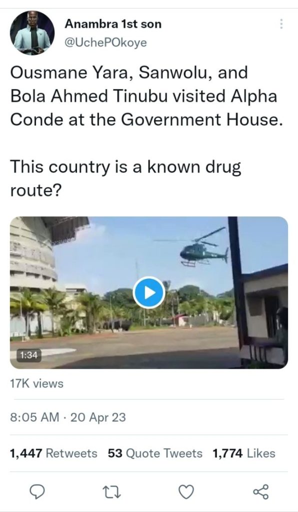 VIDEO: Tinubu, Sanwo-Olu Allegedly Visited Alpha Conde At Presidential Palace, Guinea Conakry 9 Tinubu