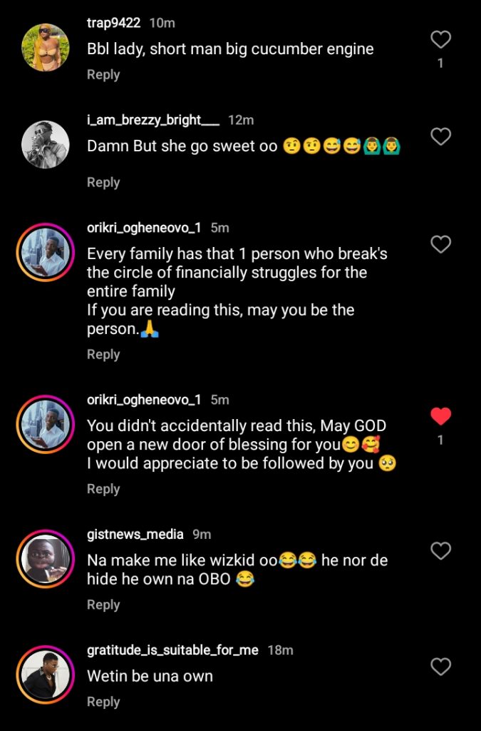 Reactions As Curvy Model, Adele Grisoni Becomes The Only User Wizkid Follows On IG [Photos]