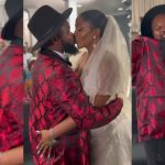 Nedu Wazobia Kisses Mercy Eke Passionately As They Get Married In Church [Video]