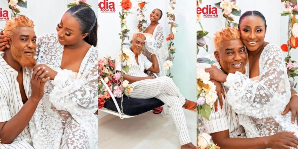 "Pre-Wedding Vibes” – Chidi Mokeme Shares Loved-Up Photos With Ini Edo On Her Birthday