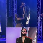 Female Fan Fondles D'banj's Private Part, Tries To Unbuckle His Trousers On Stage [Video]
