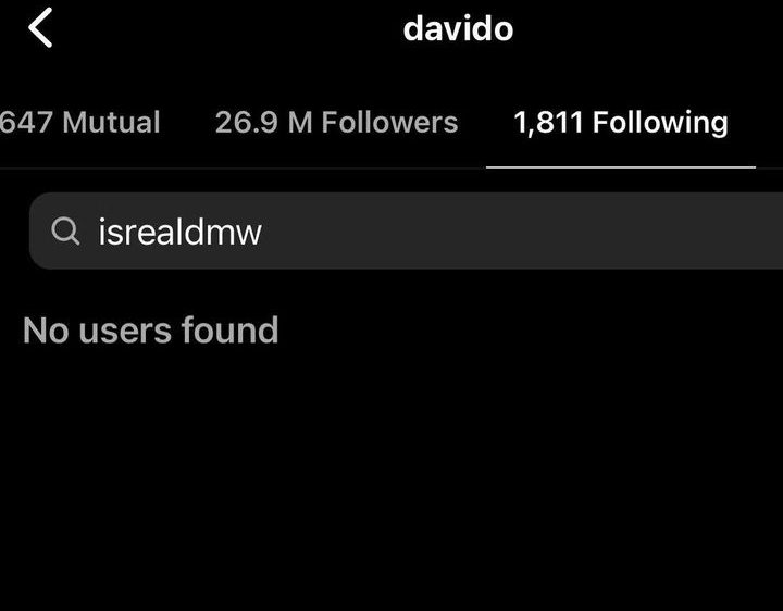 Nigerians Reacts As Davido Unfollows Isreal DMW Over His Homophobic Rants On Enioluwa