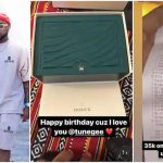 Davido Spends $35,000 On His Cousin’s Birthday, Gifts Him New Rolex Wristwatch