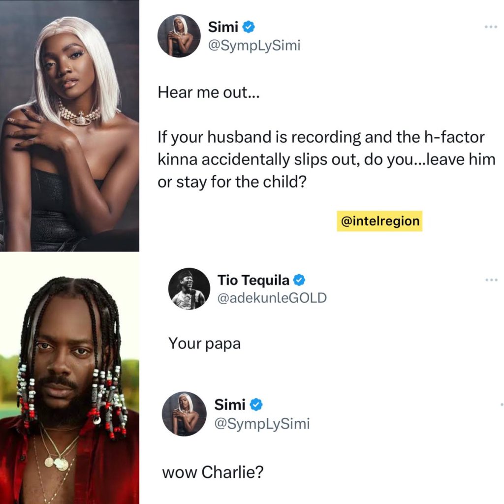 "Your Papa" - Adekunle Gold Slams Simi As She Considers Ending Their Marriage