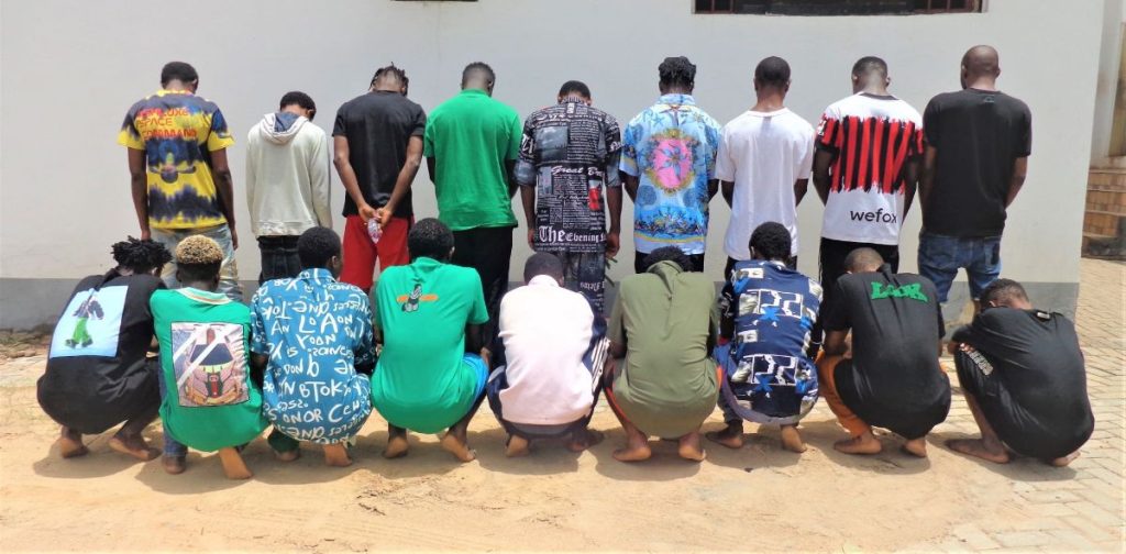 EFCC Arrests School Owner, 17 Of His 'Yahoo Boys' Whom He Trains In Internet Fraud 1 Yahoo Boys