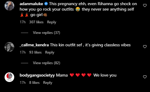 Uche Ogbodo Flaunts Baby Bump, Replies Trolls Comparing Her To Rihanna, Regina Daniels