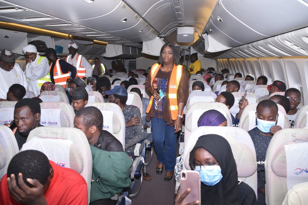First Batch Of 376 Nigerians Evacuated From Sudan Arrive Abuja [Photos]