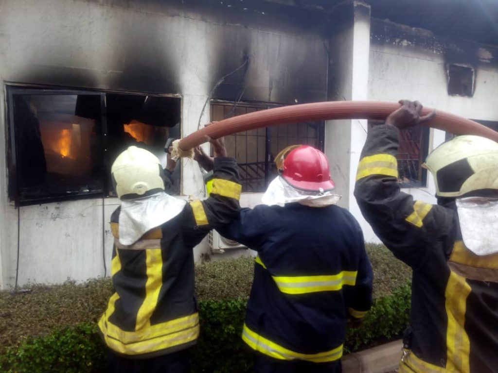 Fire Guts EFCC's Enugu Command 1 Efcc