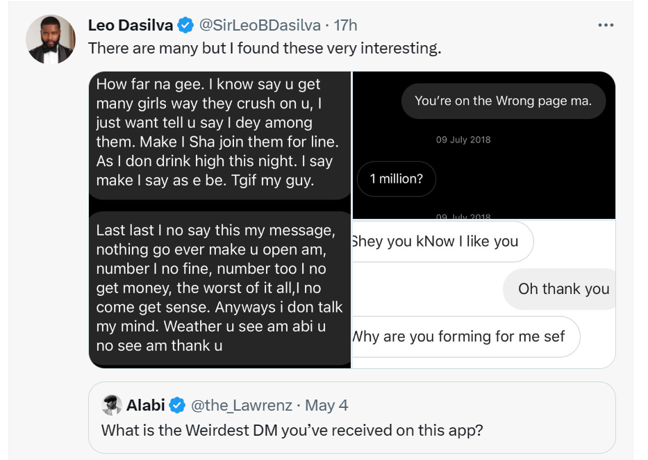 Nigerian Lady Offers BBNaija Star, Leo Dasilva N1million To Have Sex With Her