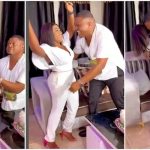 "Your Love Is So Sweet" - Actor Ken Erics Proposes To Mr Ibu's Daughter, Jasmine [Video]