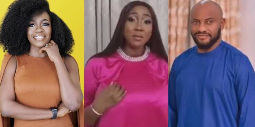 "You're A Cloutina" - Shade Ladipo Slams Yul Edochie For Sharing Judy Austin's Video
