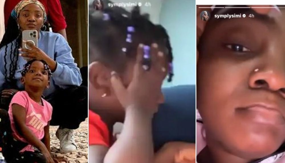 "I Gave Birth To A Comedian" – Simi's Daughter Forces Her To Play Hide And Seek [Video]
