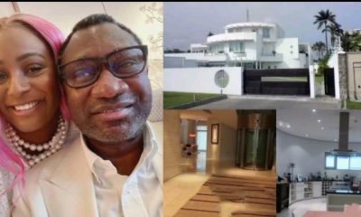 "My Dad Is In Love With Himself” - DJ Cuppy Flaunts Interior Of Femi Otedola’s Mansion [Video]
