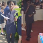 2face's Baby Mama, Pero Adeniyi Prays For Their Son As He Takes His First Holy Communion [Video]