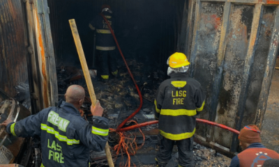 Fire Guts NSCDC Exhibit Storage Facility In Lagos 5
