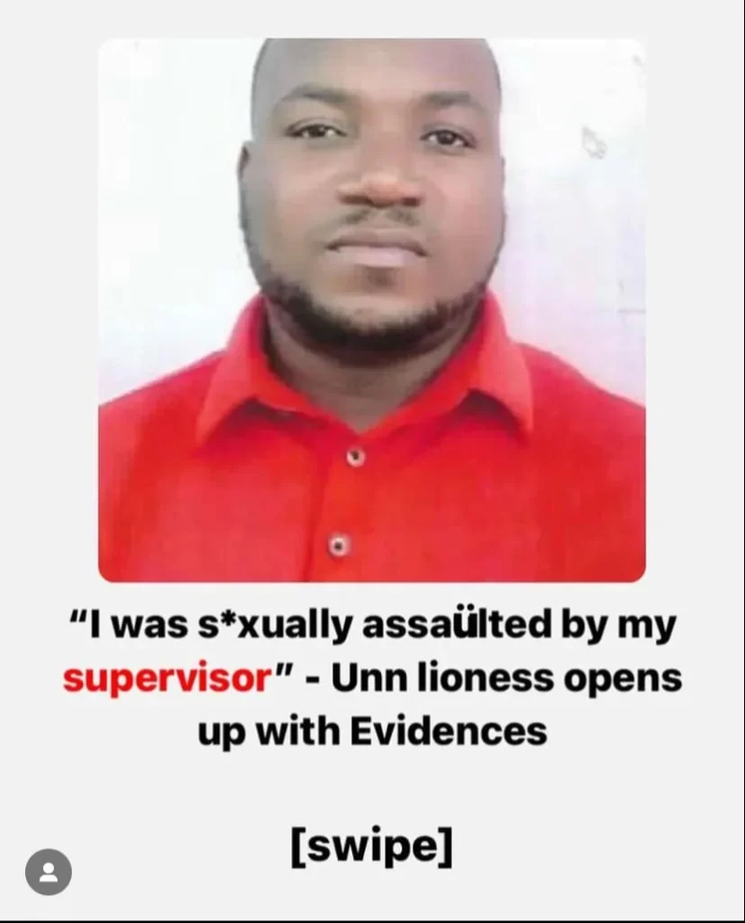 UNN Lecturer Mr Obiora exposed as a sexual predator after abusing female student (Video + Photos) 1