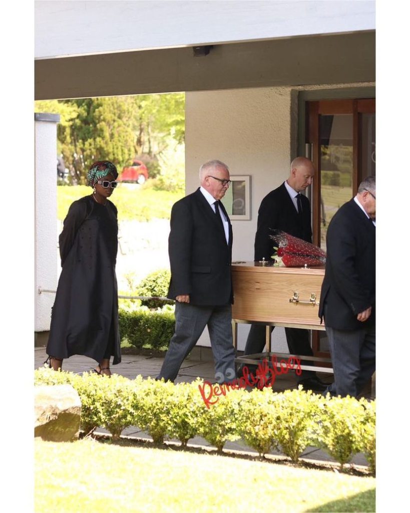 BBNaija Star, Ka3na Jones Loses Her Husband, Weeps At His Funeral in London [Photos]