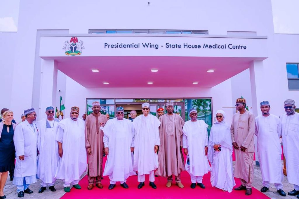 President Buhari Officially Unveils N21bn VIP Wing At Aso Villa Medical ...