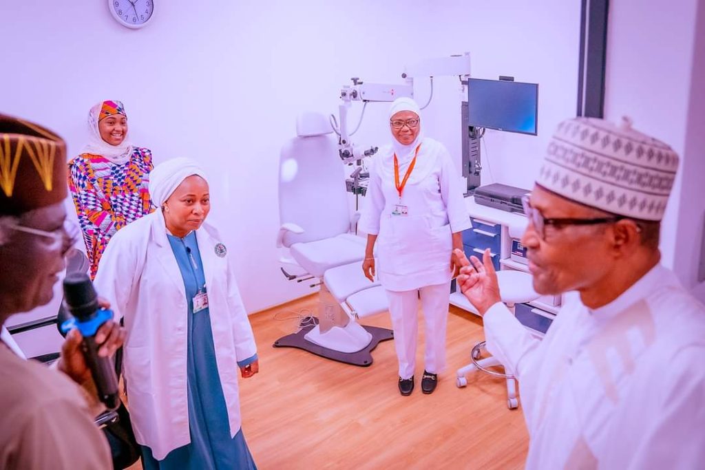 President Buhari Officially Unveils N21bn VIP Wing At Aso Villa Medical ...