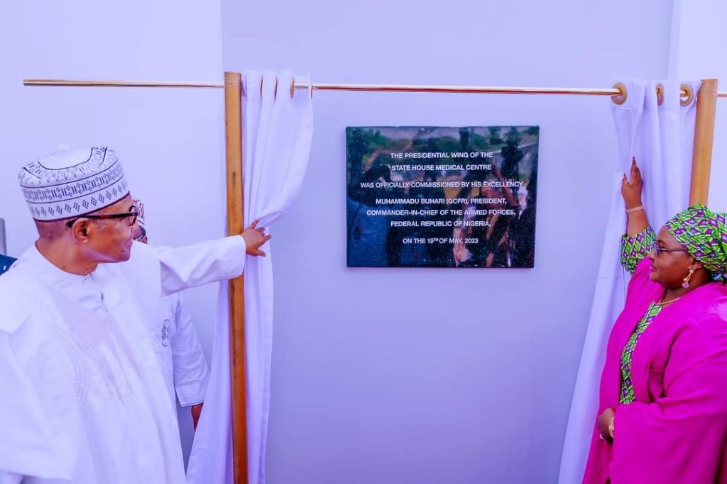 President Buhari Officially Unveils N21bn VIP Wing At Aso Villa Medical Centre [Photos}