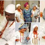 Watch The Moment Ooni Of Ife's Wives Welcomed His 7th Wife Into Palace [Photos/Video]