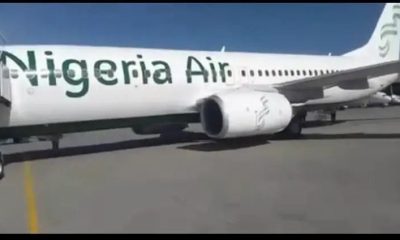 Nigeria Air Plane Finally Lands In Abuja Airport [VIdeo]