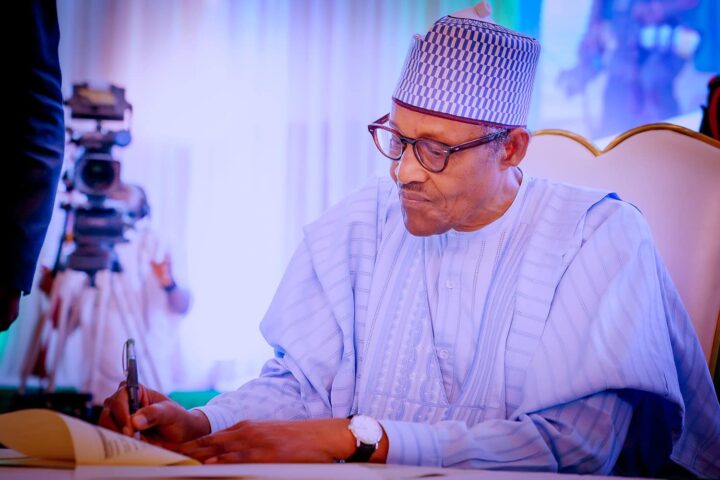 President Buhari Signs Three Bills Into Law Hours Before End Of Tenure