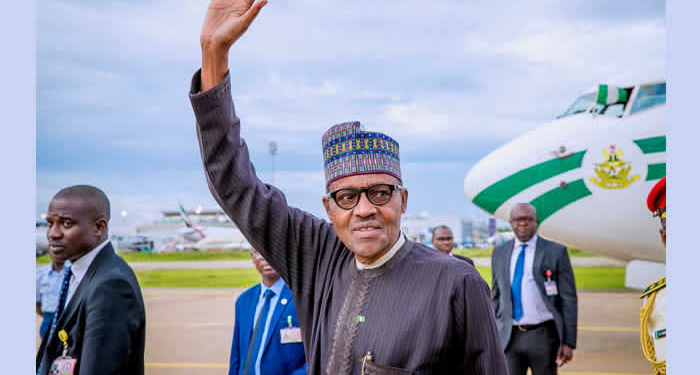 Buhari Departs Eagle Square Abuja For His Daura Hometown In Katsina