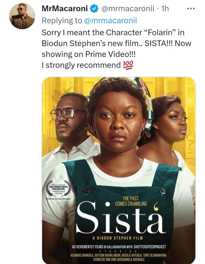 "You Dey Vex Me, I Fit Wound You, Wicked And Heartless Man" - Mr Macaroni Threatens Deyemi Okanlawon