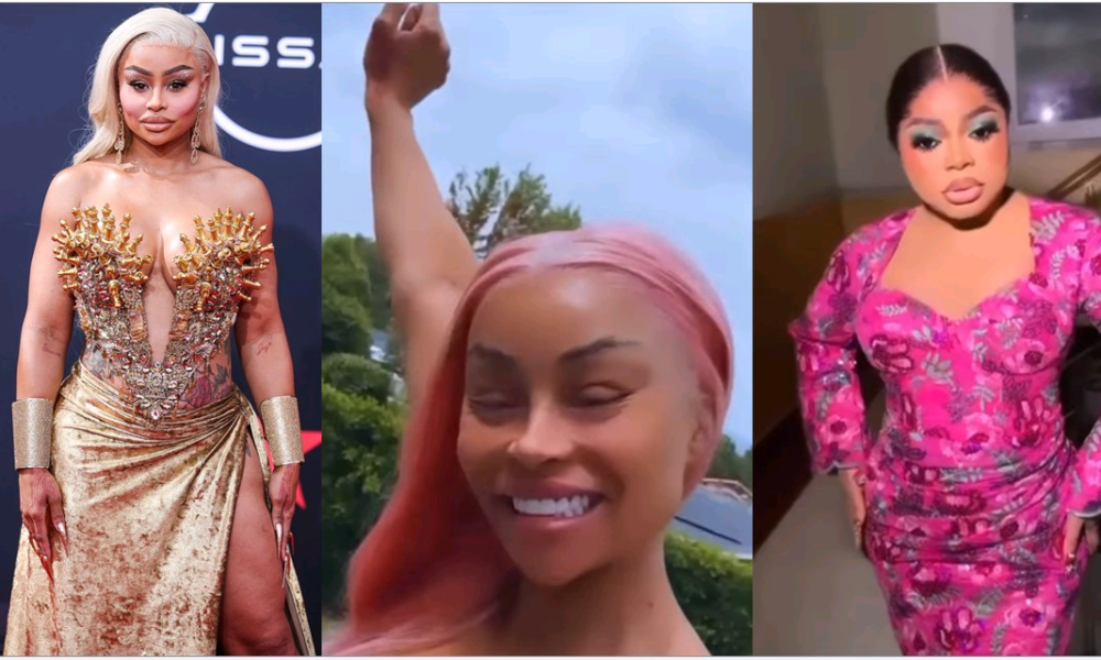 Nigerians Reacts As Blac Chyna Unveils Bobrisky As Ambassador For Her Hairline [Video]