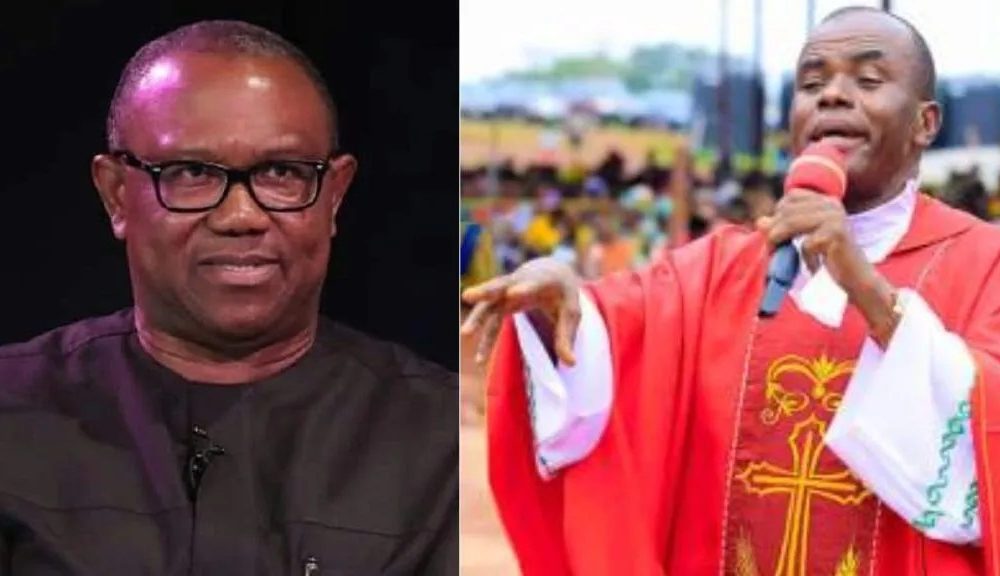 Father Mbaka Throws Jibe At Peter Obi, Says Social Media Can't Control Voice Of Prophecy