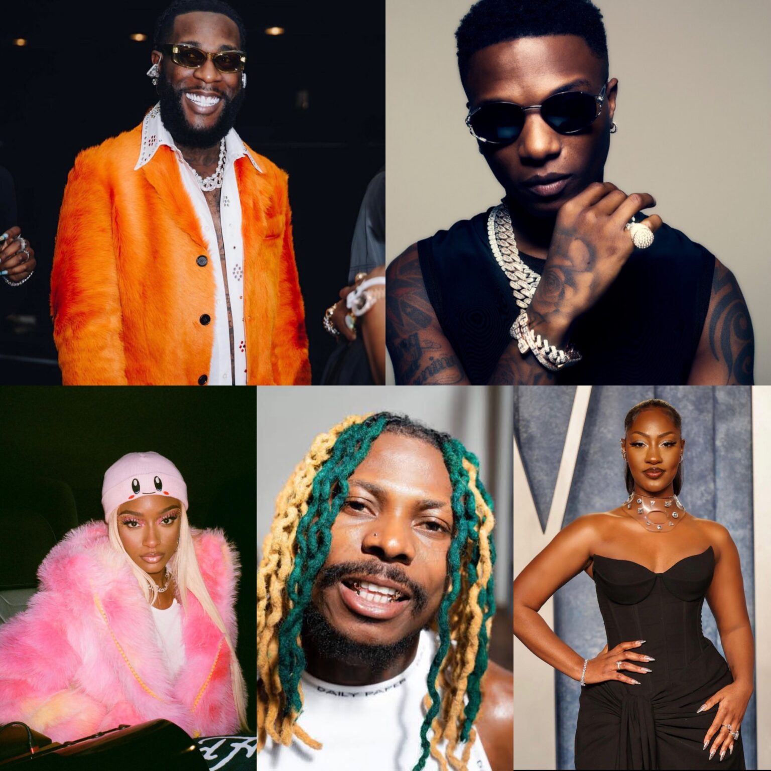 Burna Boy, Wizkid, Tems, Asake, Ayra Starr Nominated For 2023 BET Awards [FULL LIST]