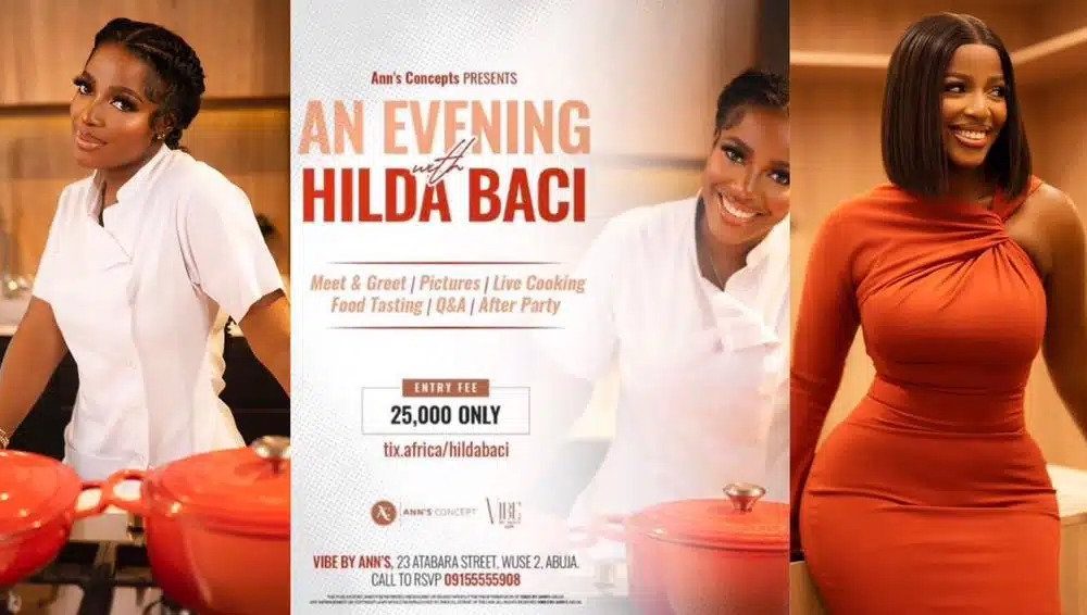 Nigerian Chef, Hilda Baci Denies Charging People N25,000 To Meet Her In Abuja