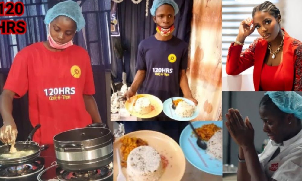 Nigerians Reacts As Chef Dammy Starts New Cook-A-Thon To Break Hilda Baci's Record